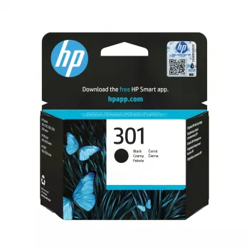 HP 301 Original Tintenpatrone Schwarz
