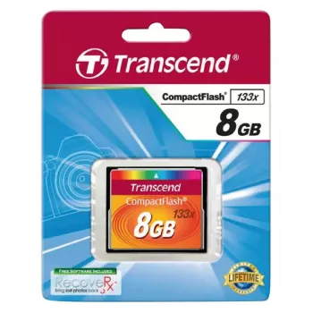 CompactFlash-Karte Transcend TS8GCF133, 8GB, 50MB/s Lesen, 20MB/s Schreiben