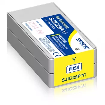 Epson SJIC22P(Y): Tintenpatrone für ColorWorks C3500 (gelb)