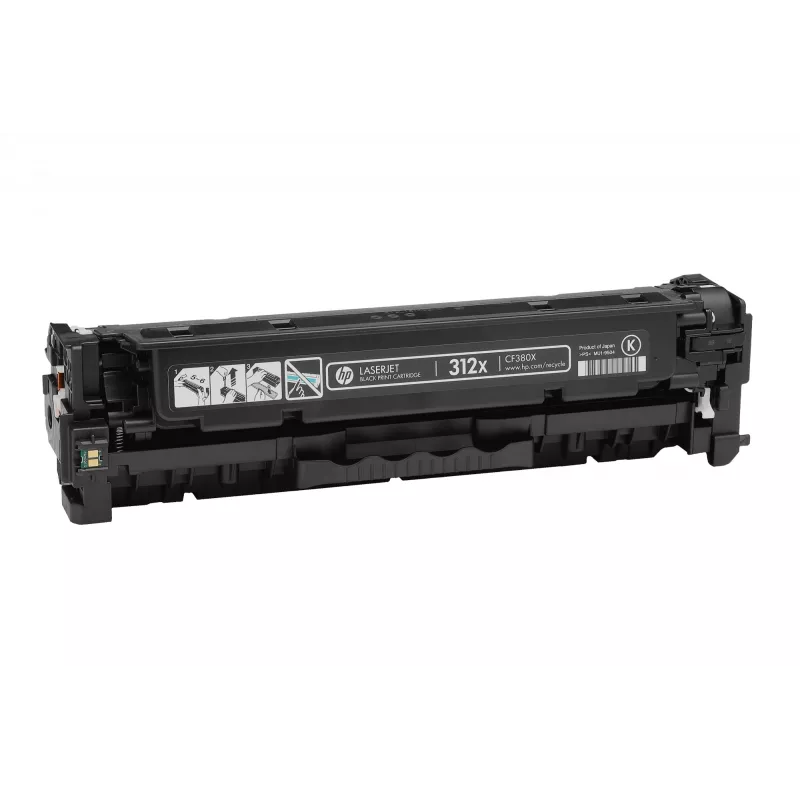 Tonerpatrone HP 312X High Yield CF380X 10000 Seiten Schwarz