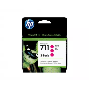 HP 711 3er-Pack 29 ml Magenta DesignJet Tintenpatronen