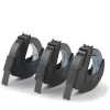 DYMO Original-Prägeband | 9 mm x 3 m Rollen | Weiße Schrift auf Schwarz | Selbstklebend | für Prägegeräte | 3 Stück