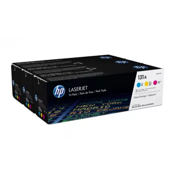 HP 131A 3er-Pack Cyan/Magenta/Gelb Original LaserJet Tonerkartuschen