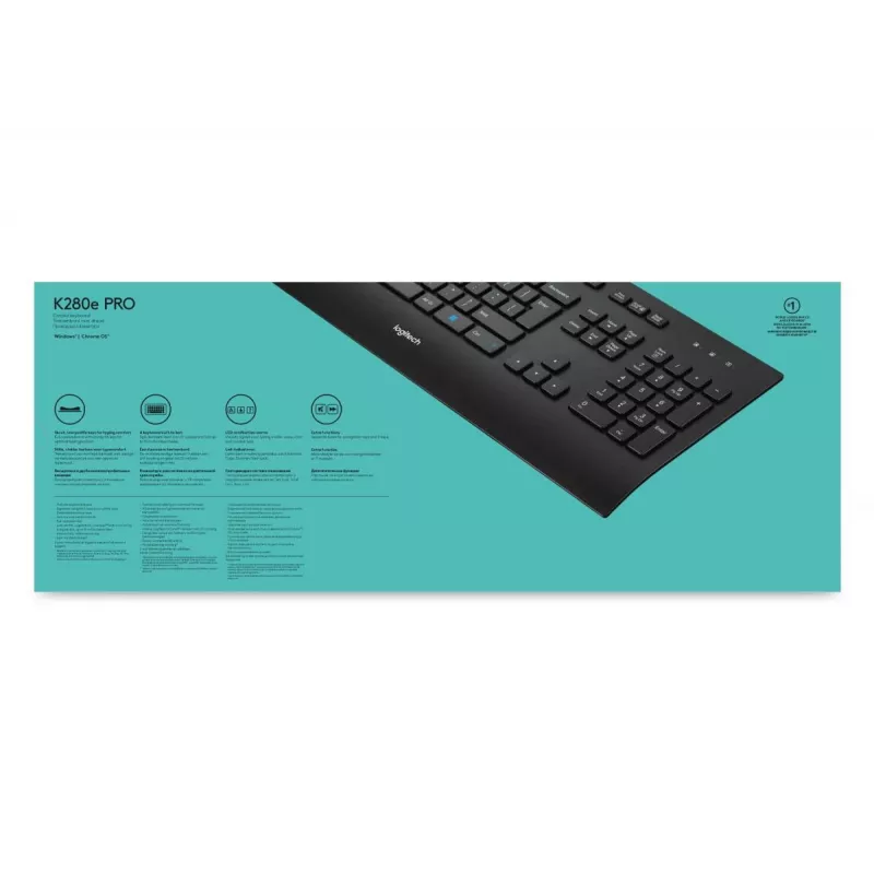 LOGITECH Kabelgebundene Tastatur K280e - Qwerty Us Int'l