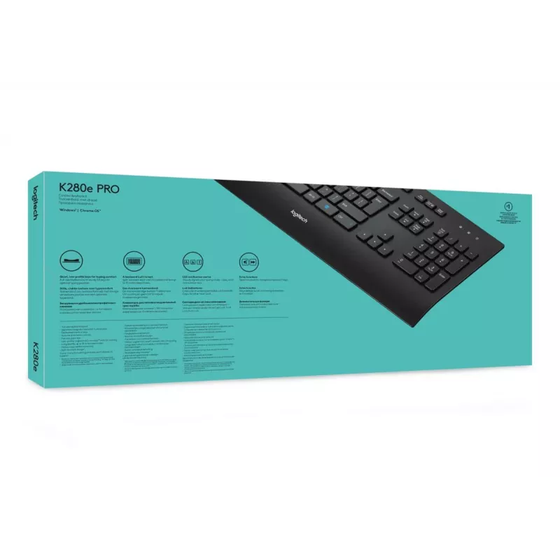 LOGITECH Kabelgebundene Tastatur K280e - Qwerty Us Int'l