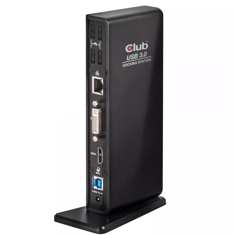 CLUB3D USB Gen1 Type A Dual Display (HDMI und DVI) DisplayLink™ Dockingstation