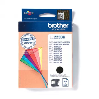 Brother LC-223BK Tintenpatrone 1 Stück Original Schwarz