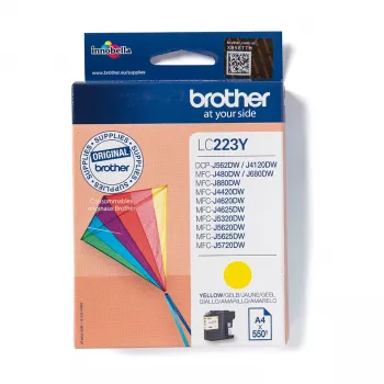 Brother LC223Y Tintenpatrone 1 St. Original Gelb