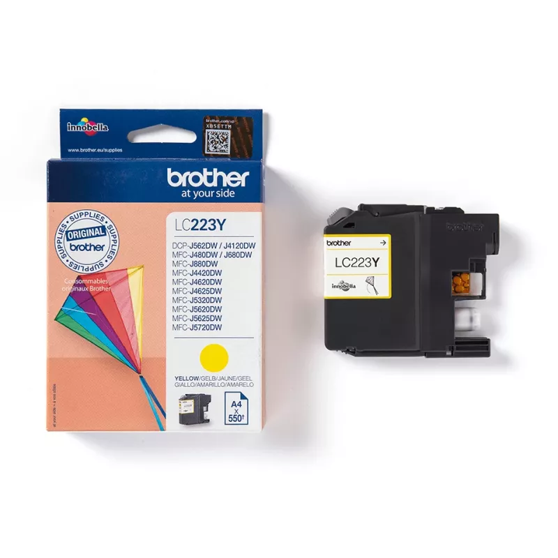 Brother LC223Y Tintenpatrone 1 St. Original Gelb