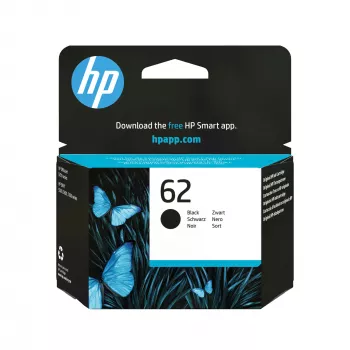 HP 62 Schwarze Original-Tintenpatrone