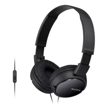 Sony MDR-ZX110AP, Kabelgebunden, 12 - 22000 Hz, Anrufe/Musik, 120 g, Headset, Schwarz