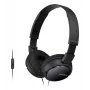 Sony MDR-ZX110AP, Kabelgebunden, 12 - 22000 Hz, Anrufe/Musik, 120 g, Headset, Schwarz