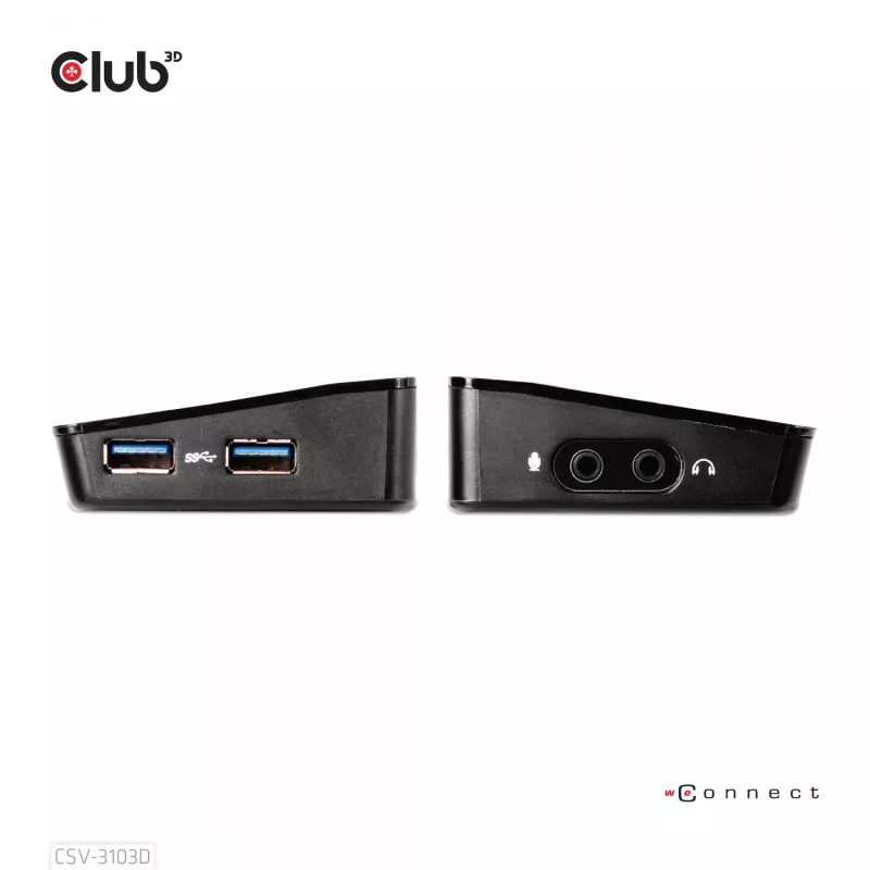 CLUB3D CSV-3103D The Club 3D Universal USB 3.1 Gen 1 UHD 4K Dockingstation DisplayLink™