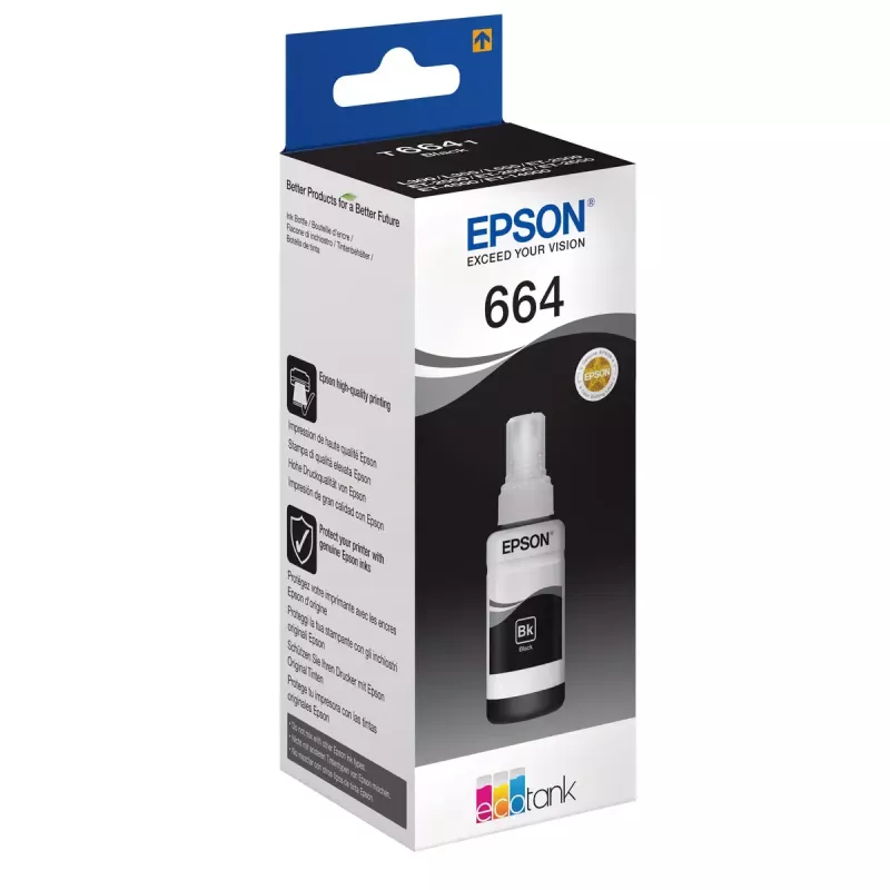 Epson 664 Ecotank schwarze Tintenflasche (70 ml)