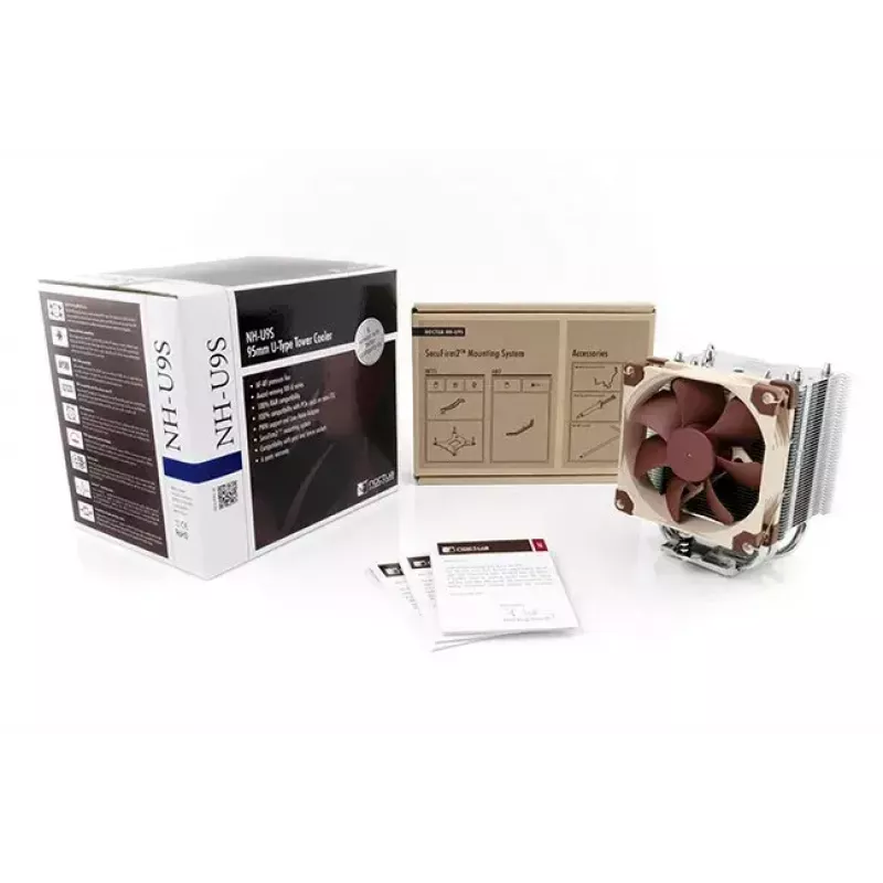 CPU-Kühler Noctua NH-U9S – 92 mm Lüfter, 95×68×125 mm Kühlkörper, 2000 U/min, 78.9 m³/h Luftstrom