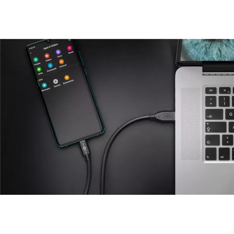 USB-C-auf-USB-A-Ladekabel Goobay 67999