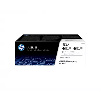 HP 83A 2er-Pack schwarze Original LaserJet Tonerkartuschen