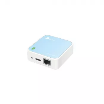 TP-Link TL-WR802N WLAN-Router Fast Ethernet Single-Band (2,4 GHz) Blau, Weiß
