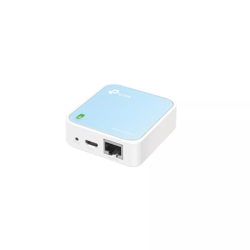 TP-Link TL-WR802N WLAN-Router Fast Ethernet Single-Band (2,4 GHz) Blau, Weiß