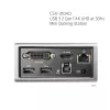 CLUB3D USB 3.2 Gen 1 4K UHD bei 30Hz Mini Docking Station Ultra-slim Design