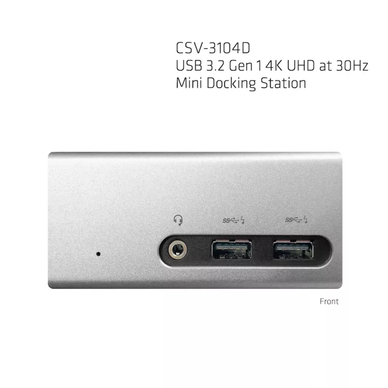 CLUB3D USB 3.2 Gen 1 4K UHD bei 30Hz Mini Docking Station Ultra-slim Design