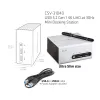CLUB3D USB 3.2 Gen 1 4K UHD bei 30Hz Mini Docking Station Ultra-slim Design