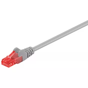 Netzwerkkabel Goobay CAT 6 Patchkabel RJ-45 Cat6 2 m Grau