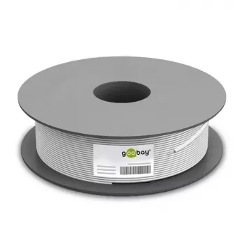 Netzwerkkabel Goobay CAT 5e U/UTP 100 m Grau