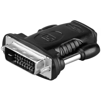 Kabel-Adapter HDMI 19pin F DVI-D 24+1pin M Goobay 68482