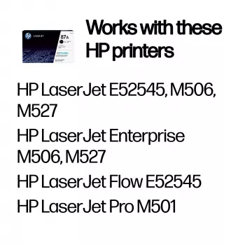 Toner HP 87A Schwarz Original LaserJet 8550 Seiten Schwarz