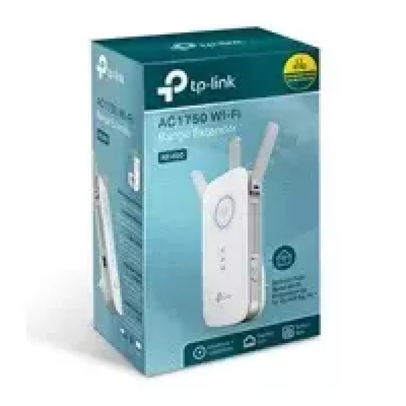 TP-LINK Extender RE450 802.11ac, 2,4 GHz/5 GHz, 450+1300 Mbit/s, 10/100/1000 Mbit/s, Ethernet LAN (RJ-45) Anschlüsse 1, Antennentyp 3x extern