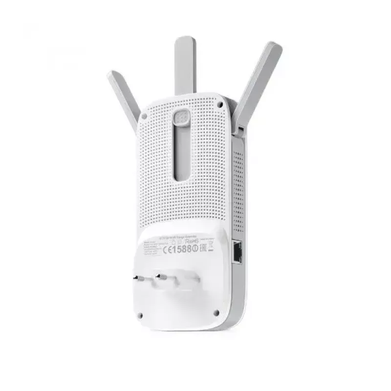 TP-LINK Extender RE450 802.11ac, 2,4 GHz/5 GHz, 450+1300 Mbit/s, 10/100/1000 Mbit/s, Ethernet LAN (RJ-45) Anschlüsse 1, Antennentyp 3x extern