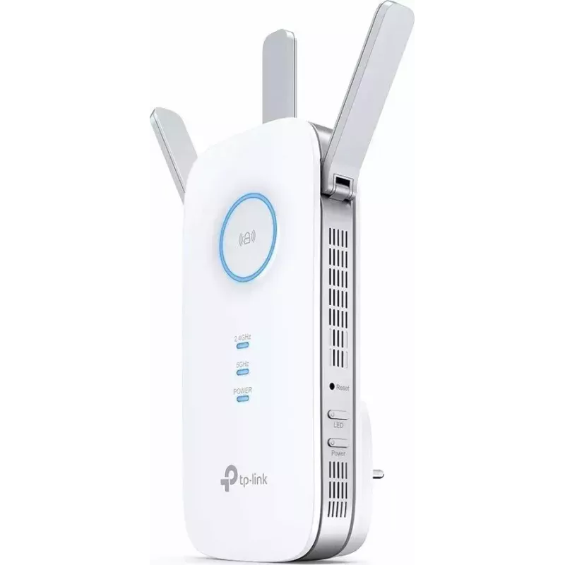 TP-LINK Extender RE450 802.11ac, 2,4 GHz/5 GHz, 450+1300 Mbit/s, 10/100/1000 Mbit/s, Ethernet LAN (RJ-45) Anschlüsse 1, Antennentyp 3x extern