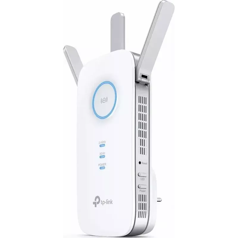 TP-LINK Extender RE450 802.11ac, 2,4 GHz/5 GHz, 450+1300 Mbit/s, 10/100/1000 Mbit/s, Ethernet LAN (RJ-45) Anschlüsse 1, Antennentyp 3x extern