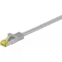Netzwerkkabel Goobay RJ45 Patchkabel CAT 6A S/FTP 2m Grau