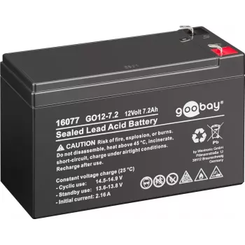 Batterie Blei-Säure versiegelt Goobay GO12-7.2 7200 mAh 12 V
