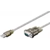 Serielles Kabel Goobay 95435 Transparent 1,5 m USB Typ-A