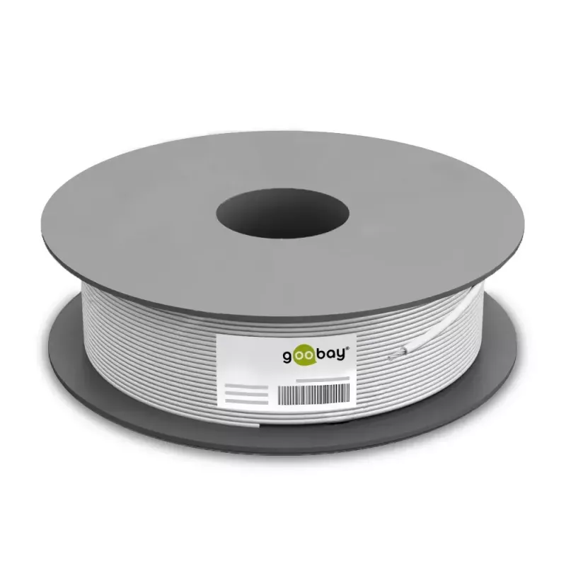 Netzwerkkabel Goobay 96094 Grau 100 m Cat6a S/FTP