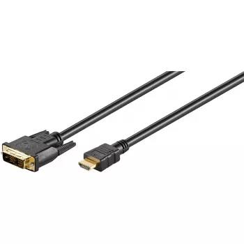 Videokabel-Adapter Goobay 51881 1.5 m HDMI DVI-D Schwarz