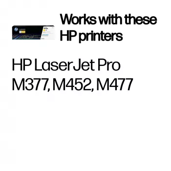 Tonerpatrone HP CF412A M452DN 2300 Seiten Gelb