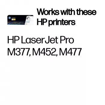 HP 410A Black Original LaserJet Tonerkartusche, 2300 Seiten, Schwarz, 1 Stück