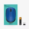 Logitech M171 Maus RF Kabellos Optisch 1000 DPI, Blau