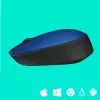 Logitech M171 Maus RF Kabellos Optisch 1000 DPI, Blau