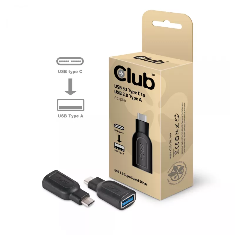 USB 3.1 Typ C auf USB 3.0 Adapter CLUB3D CAA-1521