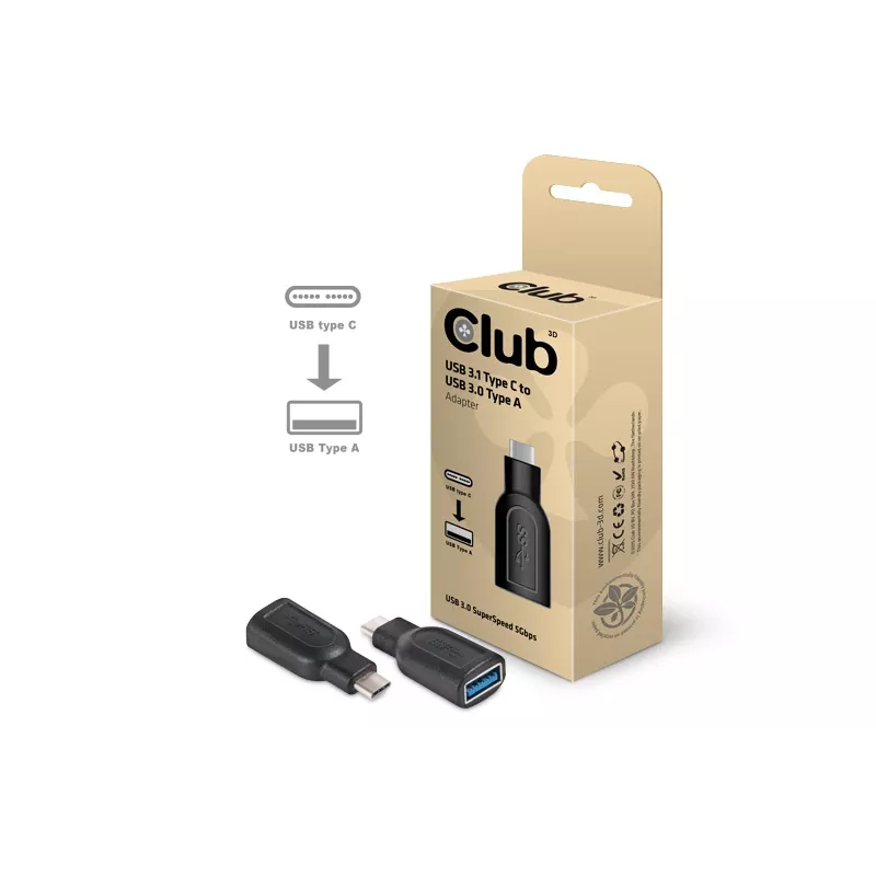 USB 3.1 Typ C auf USB 3.0 Adapter CLUB3D CAA-1521