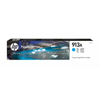 HP 913A Cyan Original PageWide Patrone, Cyan, 1 Stk., 3000 Seiten