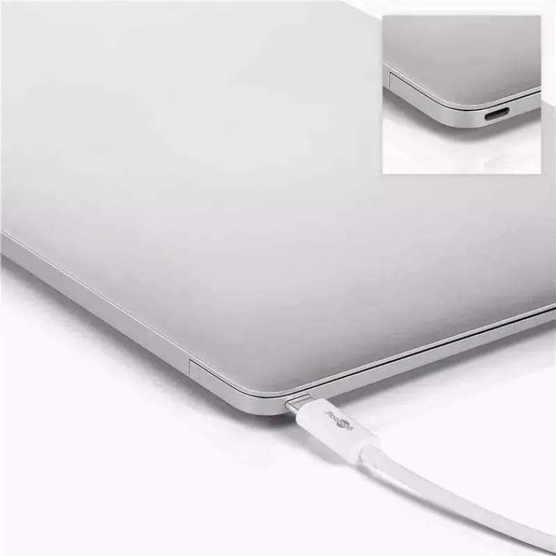 USB-Grafikadapter GOOBAY 66259 — USB 3.2 Gen 1 Type-C-Eingang, Weiß, 0,2 m Kabel