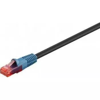 Netzwerkkabel GOOBAY Cat6 U/UTP schwarz 60 m mit RJ-45 vergoldeten Kontakten