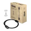CLUB3D USB Gen2 Typ C Video 4K60Hz, Daten 10Gbit/s und 100W Laden 1Meter M/F