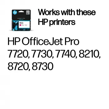 Cartridge HP Tinte 953 F6U13AE Magenta